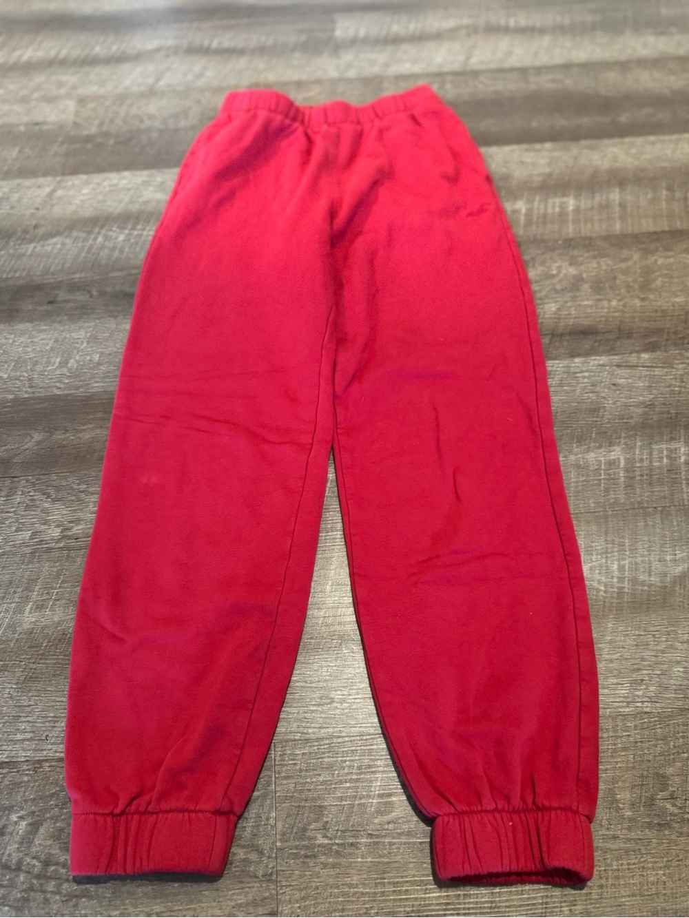 Hollister Red Ultra High Rise Fleece Jogger Sweatpants